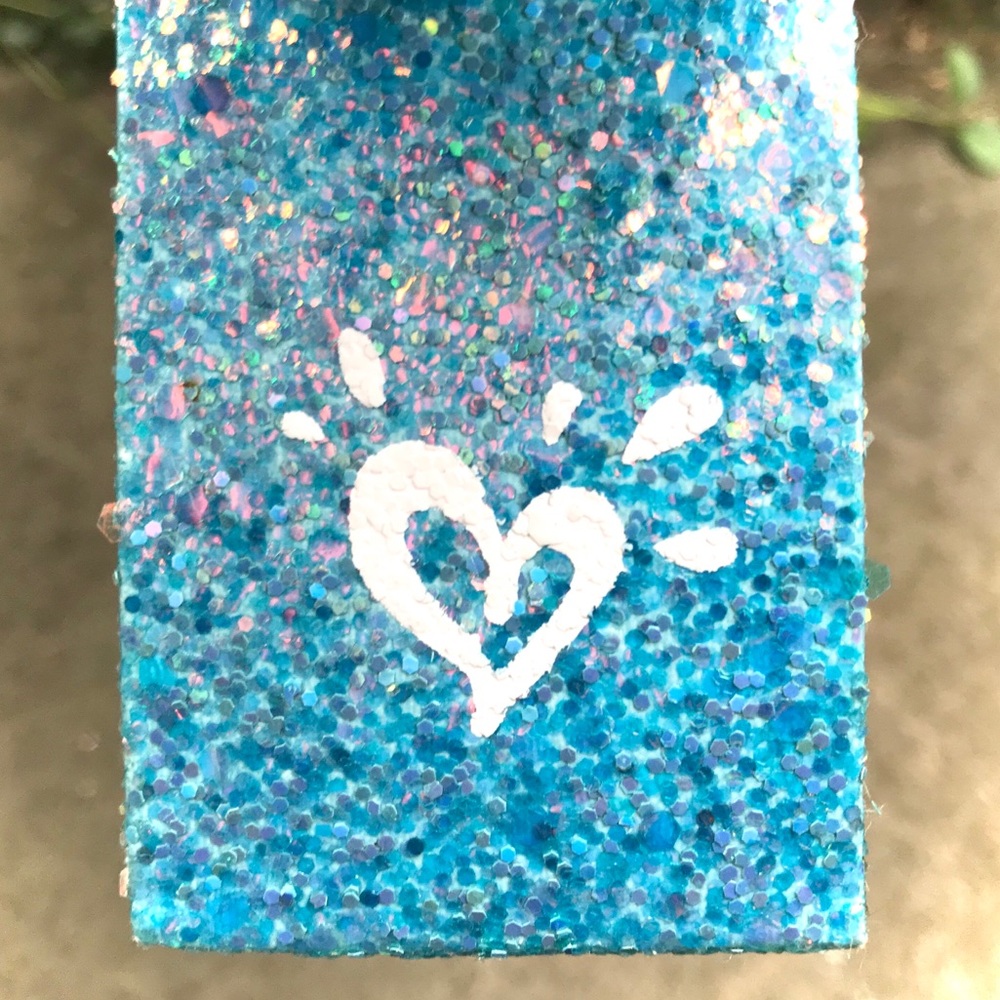 Unicorn Marquee LED Light Blue White Pink Glitter Hanging Wall Art by Justice - Picture 12 of 16